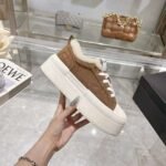 Chanel original suede lettering casual lady shoes - Image 4