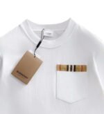 BURBERRY logo round-neck long-sleeved shirt - Image 9