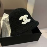 chanel original lamb wool bucket hat 57cm - Image 6
