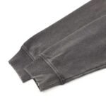 Balenciaga washed holes letter printed round neck hoodie - Image 6