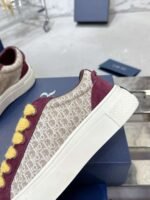 Dior original casual shoes diamond pattern canvas inlay - Image 16