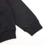 Balenciaga washed lettered printed crew-neck hoodie - Image 6