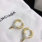 Balenciaga new stud brass plated 18k gold - Image 2