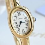 Cartier new bathtub bracelet watch 18k gold - Image 5