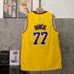 No. 77 of the Los Angeles Lakers in the 24-25 season of the NBA. Luka Don č I ć jersey - Image 2