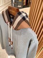 Burberry plaid cotton blend hoodie - Image 6