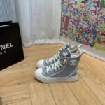 Chanel original new canvas boots - Image 7