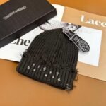 Chrome Hearts Cross knitted cap