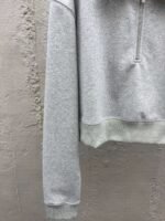 MIUMIU embroidered label zipper hoodie - Image 8