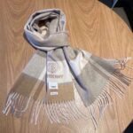 Burberry water ripple Original embroidery cashmere scarf - Image 3