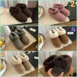 UGG winter new slip-on wool snow boots with increased height and thick sole 4.5cm