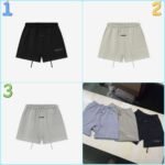 ESSENTIALS FEAR OF GOD brushed small logo new shorts