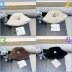 moncler Women’s faux fur mink hat, thickened and warm, perfect for autumn and winter.