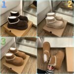 UGG autumn and winter new thick-soled Martin boots Bottom thickness: 5cm