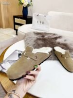 birkenstock original wool slippers imported mercerized cowhide suede upper - Image 15