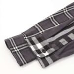 burberry double-brushed striped pair check classic shirt - Image 8