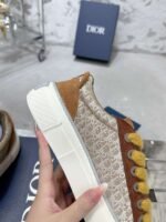 Dior original casual shoes diamond pattern canvas inlay - Image 25