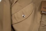Burberry double-sided logo pattern khaki double-sided fleece coat - Image 14