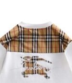 BURBERRY logo round-neck long-sleeved shirt - Image 11