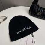 Balenciaga original classic embroidered monogram knit hat - Image 4