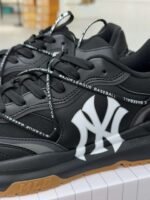 MLB chunky runner Running shoes black raw rubber strap - Image 7