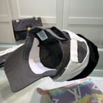 Balenciaga embroidered baseball cap Black White Gray - Image 22