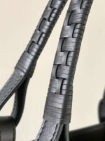 loewe linen patchwork tote bag 29*25*14CM - Image 4