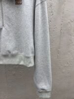 MIUMIU embroidered label zipper hoodie - Image 4