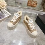 Chanel original suede lettering casual lady shoes - Image 12