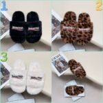 Balenciaga winter slippers