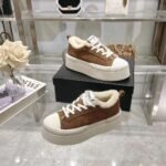 Chanel original suede lettering casual lady shoes - Image 2