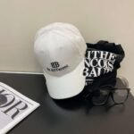 Original Balenciaga baseball cap black and white - Image 3