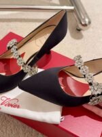 Roger vivier bouquet of flower diamonds kitten shoes - Image 8