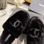 Chane Wool slippers pure fur all lamb wool - Image 17