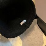 chanel original lamb wool bucket hat 57cm - Image 9