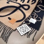 Loewe handwritten logo double-sided graffiti scarf - Image 10
