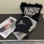 Original Balenciaga baseball cap black and white - Image 11