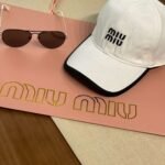 miumiu embroidered baseball cap - Image 24