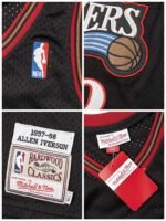 Allen Iverson’s No. 3 jersey of the Philadelphia 76ers in the NBA - Image 8