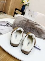 birkenstock original wool slippers imported mercerized cowhide suede upper - Image 7