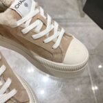 Chanel original suede lettering casual lady shoes - Image 11