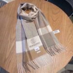 Burberry water ripple Original embroidery cashmere scarf - Image 2