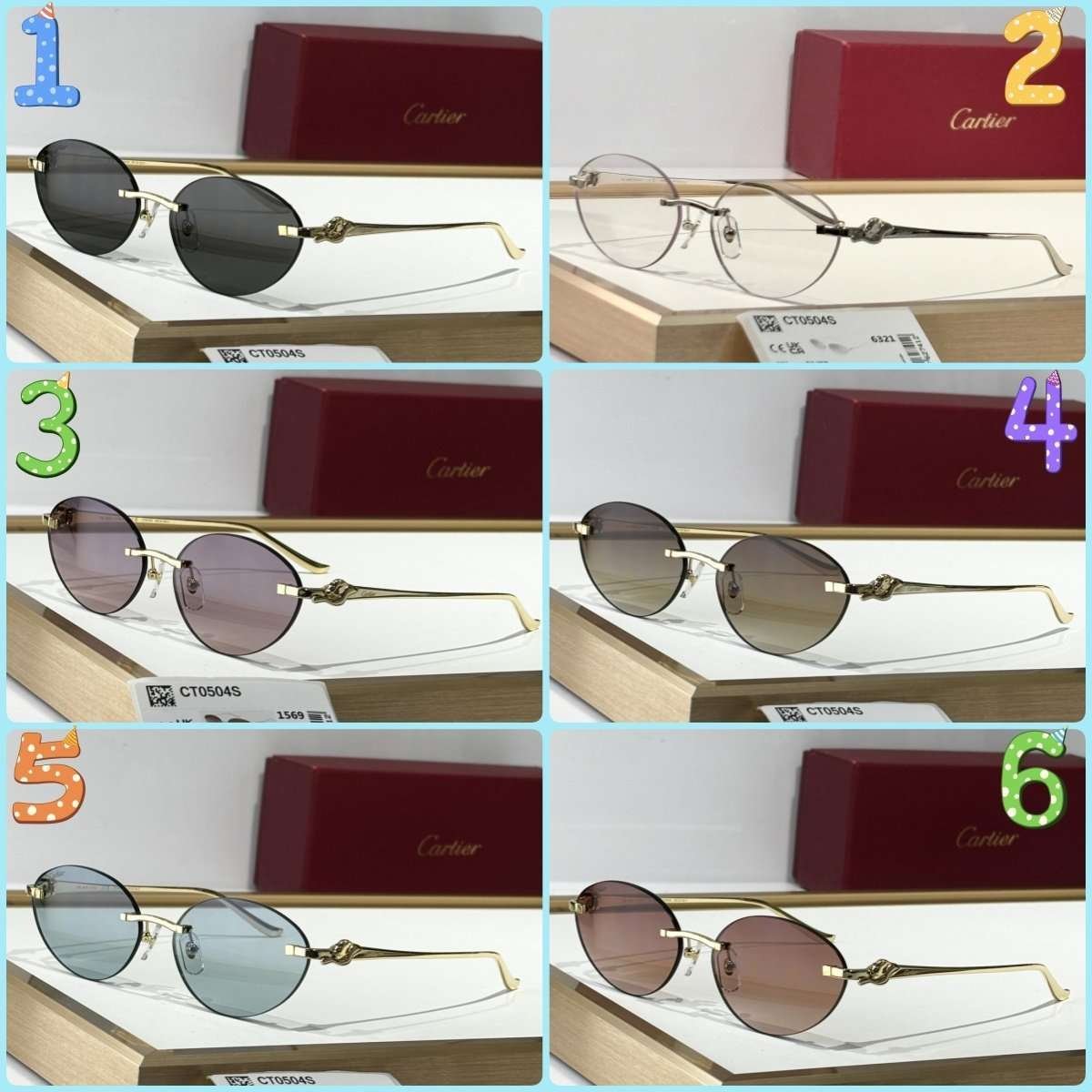 748784.jpg Cartier Sunglasses Premium Edition Size: 58-16-135 - Image 1