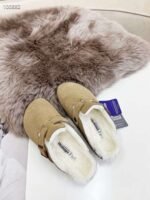 birkenstock original wool slippers imported mercerized cowhide suede upper - Image 17