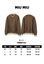 Miumiu sweater fake two-piece wool cardigan - Image 9