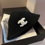 chanel original lamb wool bucket hat 57cm - Image 8