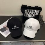 Original Balenciaga baseball cap black and white - Image 10