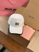 miumiu embroidered baseball cap - Image 25