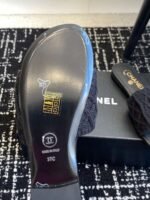 Chanel slippers Lazy slippers Black white Beige pink - Image 27