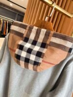 Burberry plaid cotton blend hoodie - Image 9